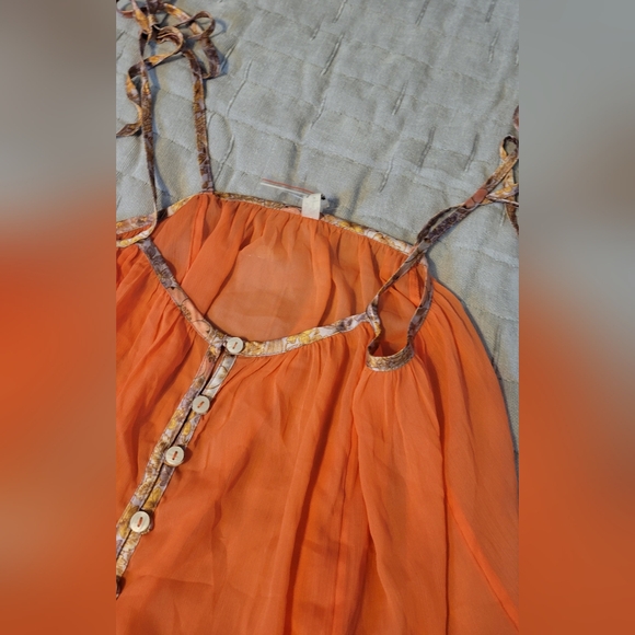 Free People Intimately Orange Sleeveless Top - Picture 4 of 7